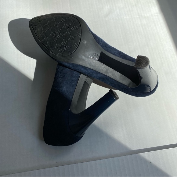 Navy suede heels - Picture 5 of 5